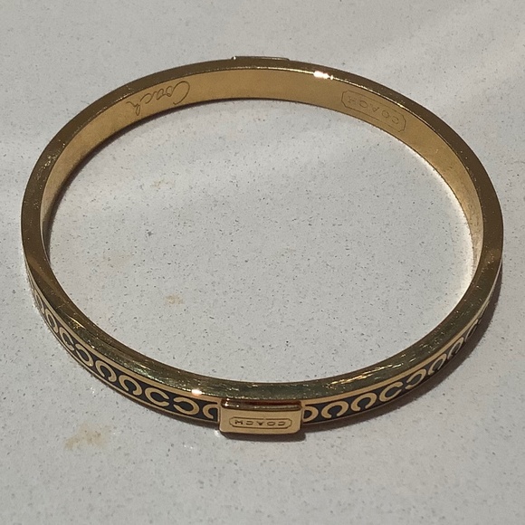 Coach Gold Bangle - Picture 1 of 3